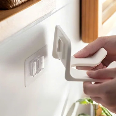 Kệ treo máy sấy tóc Takyhome trắng – Dán tường, lắp đặt nhanh, tiện lợi, 39.000 VND 7