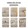 Kệ treo tường đa năng cho nhà bếp tiện lợi không cần khoan, giá chỉ 82.000₫ 7