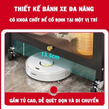 Kệ Tủ Bếp YTC 5 Tầng Đa Năng Cửa Trong Suốt Chống Bụi Tiện Lợi Giá Ưu Đãi 684.000₫ 7