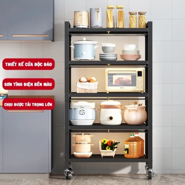Kệ Tủ Bếp YTC 5 Tầng Đa Năng Cửa Trong Suốt Chống Bụi Tiện Lợi Giá Ưu Đãi 684.000₫ 8