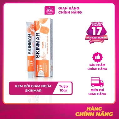 Kem Bôi Giảm Ngứa Skinmar 10g Chính Hãng - Hiệu Quả Nhanh, An Toàn, Giá 58.000₫ Kem Bôi Giảm Ngứa Skinmar 10g Chính Hãng - Hiệu Quả Nhanh, An Toàn, Giá 58.000₫