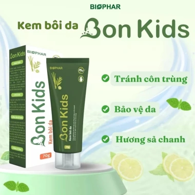 Kem Bôi Muỗi BON KIDS cho Bé – Bảo Vệ Da, Ngăn Muỗi, Dưỡng Ẩm, Hương Thơm Mát – 75.000 VND