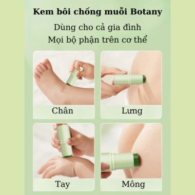 Kem Bôi Muỗi Côn Trùng Giảm Ngứa Nhanh Da Dịu Mát An Toàn Cho Bé 85k 6
