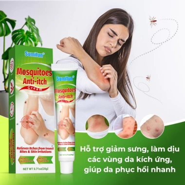 Kem bôi muỗi đốt Sumifun giảm ngứa, ngăn sưng đỏ, phù hợp mọi da, giá 79.000₫ 4 Kem bôi muỗi đốt Sumifun giảm ngứa, ngăn sưng đỏ, phù hợp mọi da, giá 79.000₫ 4