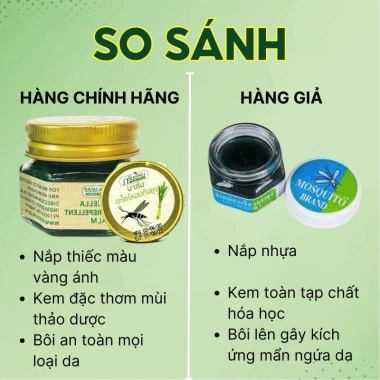 Kem Bôi Muỗi Đốt Thái Lan Xịt Chống Muỗi - Dịu Đốt, Giảm Ngứa, Kiến Cắn, 55.000đ 6 Kem Bôi Muỗi Đốt Thái Lan Xịt Chống Muỗi - Dịu Đốt, Giảm Ngứa, Kiến Cắn, 55.000đ 6