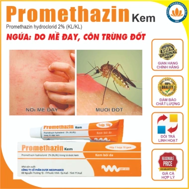 Kem bôi ngoài da Promethazin 10g - Giảm giá 16.100₫, giảm ngứa, làm dịu da