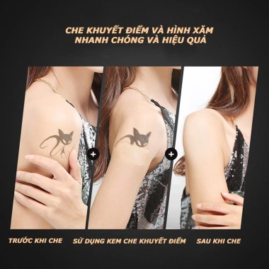 Kem che hình xăm Love in – Bỏ hình xăm hiệu quả, bền màu, không thấm nước, phù hợp mọi tone da – 99.000đ 2