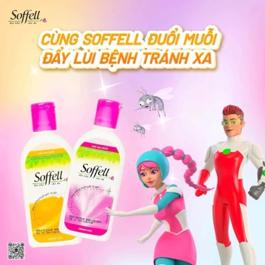 Kem Chống Muỗi Soffell 60ml - Công Thức Tự Nhiên, Không Kích Ứng, Giá 38.000
