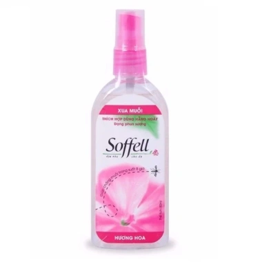 Kem chống muỗi Soffell hương hoa 60ml - Diệt muỗi nhanh, giá chỉ 35.000 VND