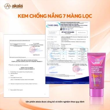Kem Chống Nắng akala Hàn Quốc SPF50+ PA++++ 7 Màng Lọc Lai Hóa Học Ngừa Lão Hóa 50ml - Giá ưu đãi 329.640₫