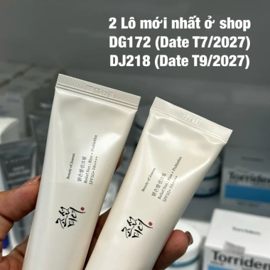 Kem chống nắng Beauty of Joseon Relief Sun - Rice + Probiotics, bảo vệ da giảm nám, 350k