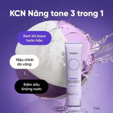 Kem chống nắng Beplain Sunmuse SPF 50+ PA++++ 50mL Nâng tone Matte Hiệu chỉnh da Giá chỉ 388.000đ 4