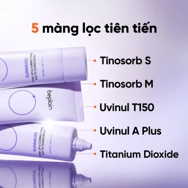 Kem chống nắng Beplain Sunmuse SPF 50+ PA++++ 50mL Nâng tone Matte Hiệu chỉnh da Giá chỉ 388.000đ 7
