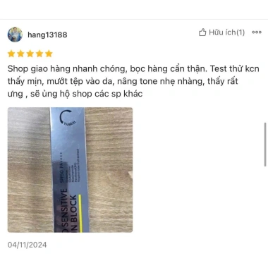 Kem chống nắng Chuskin nâng tone SPF50+ kiềm dầu, bảo vệ da 12h - Giảm giá 299.000₫ 9