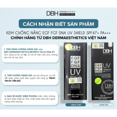 Kem chống nắng DBH EGF FGF DNA UV Shield SPF47+ PA+++ - Giá ưu đãi 1,600,000₫ 8