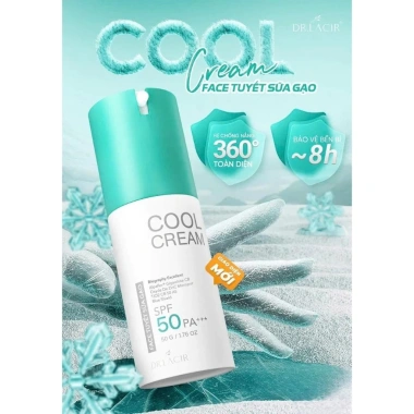 Kem Chống Nắng Dr. Lacir Cool Cream SPF55++ 50ml - Dưỡng Da Ngày, Mẫu Mới 2.025, Giá 243.000 VND 5