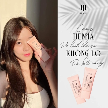Kem chống nắng Hàn Quốc HEMIA 50ml - Bảo vệ da, SPF cao, giá 199k khuyến mãi 4