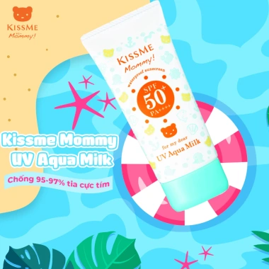 Kem Chống Nắng Kissme Mommy 50g cho Bé từ 6 tháng - Dành cho da nhạy cảm, bảo vệ SPF cao, giảm giá 22% 8