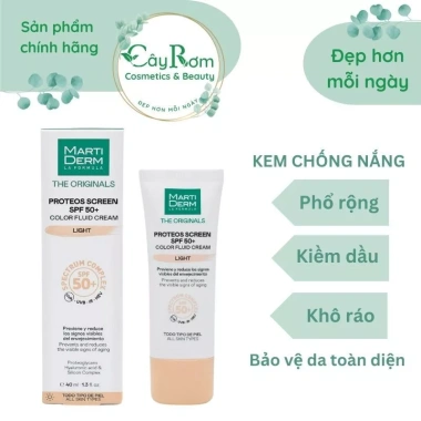 Kem Chống Nắng Martiderm Bảo Vệ Toàn Diện 40ml Giá Ưu Đãi 749k Cây Rơm Cosmetics 6