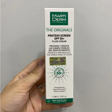 Kem Chống Nắng MartiDerm Proteos Screen SPF50+ Fluid Cream 40ml - Bảo Vệ Da Toàn Diện, Giá Ưu Đãi 685.000₫ 8