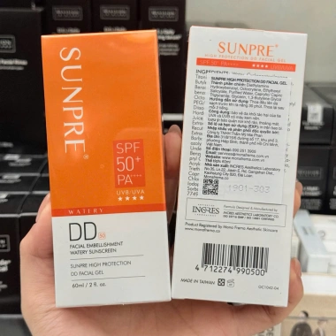 Kem chống nắng Mona Frema Sunpre DD SPF50 60ml - Dưỡng ẩm, không nhờn, giảm giá