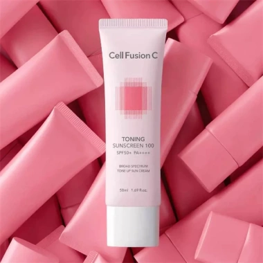 Kem Chống Nắng Nâng Tone Cell Fusion C Toning SPF50+ PA++++ Kiềm Dầu 50ml Giá 345.800đ 3