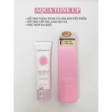 Kem Chống Nắng Nâng Tone Cell Fusion C Toning SPF50+ PA++++ Kiềm Dầu 50ml Giá 345.800đ 4