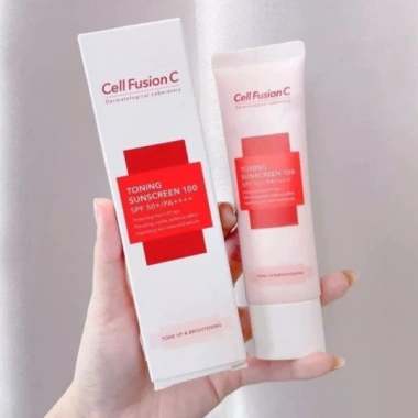 Kem Chống Nắng Nâng Tone Cell Fusion C Toning SPF50+ PA++++ Kiềm Dầu 50ml Giá 345.800đ 6