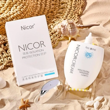 Kem Chống Nắng NICOR CREAM SPF50+ Dưỡng Trắng Da Kiềm Dầu Bã Nhờn Lâu Trôi Giá 21.000 5