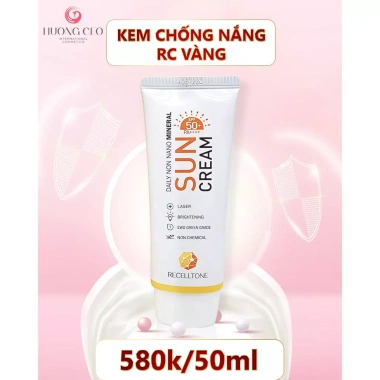 Kem chống nắng RC Vàng Sun Cream - Bảo vệ da UV, giảm giá 600.000đ 5 Kem chống nắng RC Vàng Sun Cream - Bảo vệ da UV, giảm giá 600.000đ 5