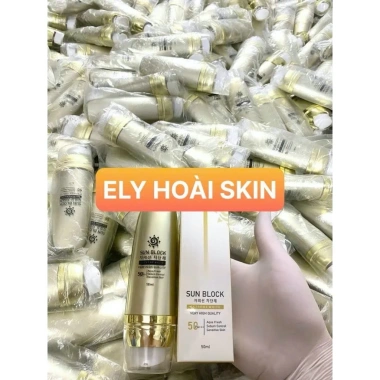 Kem Chống Nắng Sun Block SPF50+ Nâng Tone Hàn Quốc - Giá sỉ 5 & 10 lọ, 650k (780k) Ely Hoài