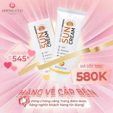 Kem Chống Nắng Sun Rc SPF 50+ 8-12h Liên Tục - Giá chỉ 580.000 VND