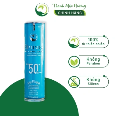 Kem Chống Nắng Thanh Mộc Hương Optimus Anti Shine 50ml SPF 50+ - Giá 129.000đ, không bóng 6