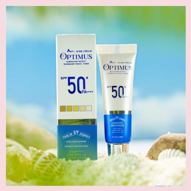 Kem Chống Nắng Thanh Mộc Hương Optimus Anti Shine 50ml SPF 50+ - Giá 129.000đ, không bóng 7