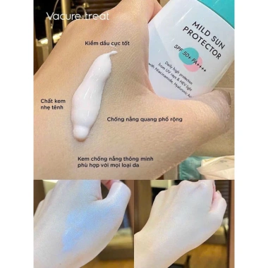 Kem chống nắng Vacure tông sáng SPF50 PA++++ 50ml Giá ưu đãi 1,150,000 VND