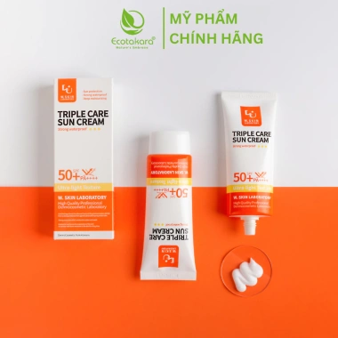 Kem chống nắng W.Skin Lab SPF50+ tệp mịn, không vệt trắng, không cay mắt 315k 7