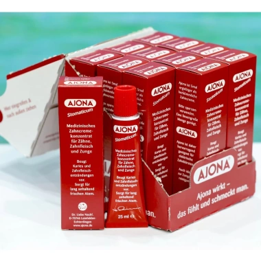 Kem đánh răng Ajona Crest Đức 25ml – Làm sạch cao răng, ngừa viêm nướu, diệt hôi miệng, mọi lứa tuổi – 92.400 VND 5