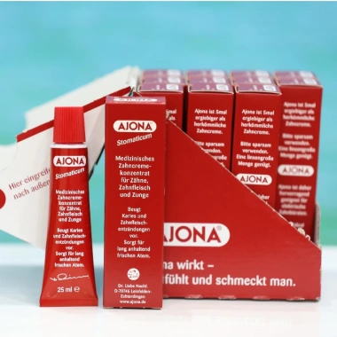 Kem đánh răng Ajona Crest Đức 25ml – Làm sạch cao răng, ngừa viêm nướu, diệt hôi miệng, mọi lứa tuổi – 92.400 VND 6