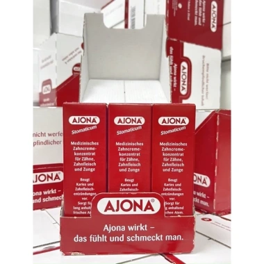 Kem đánh răng AJONA Đức 25ml - Loại bỏ cao răng, ngừa viêm lợi, giá 80k