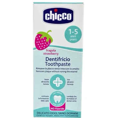 Kem đánh răng Chicco dâu 15ml - Túi du lịch, giảm giá 55.000đ, bảo vệ răng bé 5