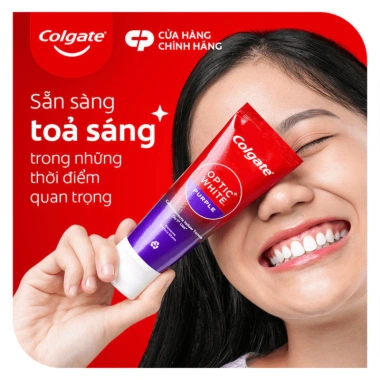 Kem Đánh Răng Colgate Optic White Purple 100g - Trung Hòa Sắc Tố Vàng Giá 60.000 7
