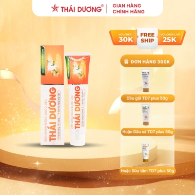 Kem đánh răng Sao Thái Dương 20-150g Nano bạc diệt khuẩn trắng răng sâu 49.091₫ 8