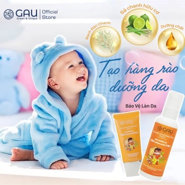 Kem Đuổi Muỗi Dưỡng Da GAU 3 trong 1 cho Bé, Ngừa Hăm Viêm, Dịu Da, Bảo Vệ 6h, Giá 150k 6