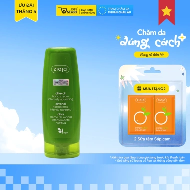 Kem Dưỡng Da Tay & Móng Ô Liu Ziaja 80ml - Da Mềm Mịn, Ngăn Gãy Vỡ - EUPC STORE