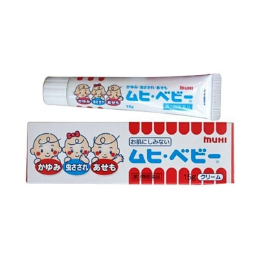 Kem Lăn MUHI S Nhật Bản Giảm Sưng Ngứa Sau Muỗi Đốt, Côn Trùng Cắn - Dành Cho Bé & Người Lớn, 119k
