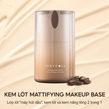 Kem Lót Kiềm Dầu JUDYDOLL Mattifying 30g - Nâng tông, mờ lỗ chân lông, giữ nền lâu trôi, da dầu 199k