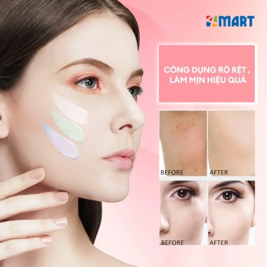 Kem lót Zeesea kiềm dầu, nâng tông, che khuyết điểm, lâu trôi, đa dạng da – 115k