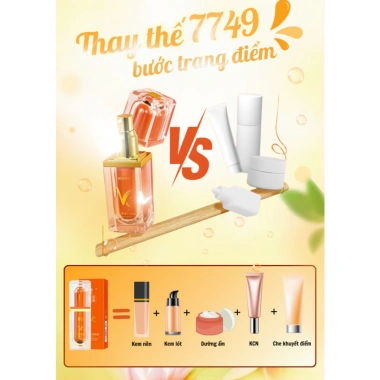 Kem Lười AVP VC 5in1 Nâng Tông Che Khuyết Điểm, Da Trắng Mịn, Dành Cho Người Bận Rộn - Giá 139.999 Đón Tết 2