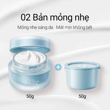 Kem nâng tông Carslan 50g - Kem lót che khuyết điểm, tăng sáng, dưỡng da, giá 284k 10