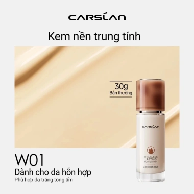 Kem nền Carslan dưỡng ẩm kiềm dầu lâu trôi 24h chống thấm nước 30g - Giá chỉ 251.000₫ 10